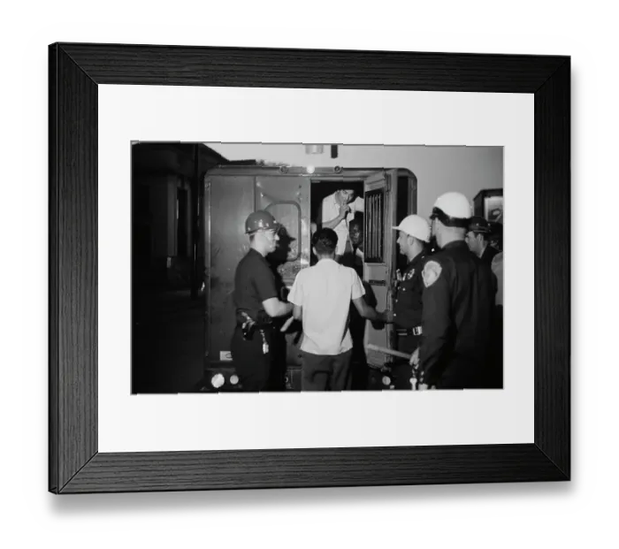 Framed Print : 1964 Rochester Race Riot Framed Print : 1964 Rochester Race Riot