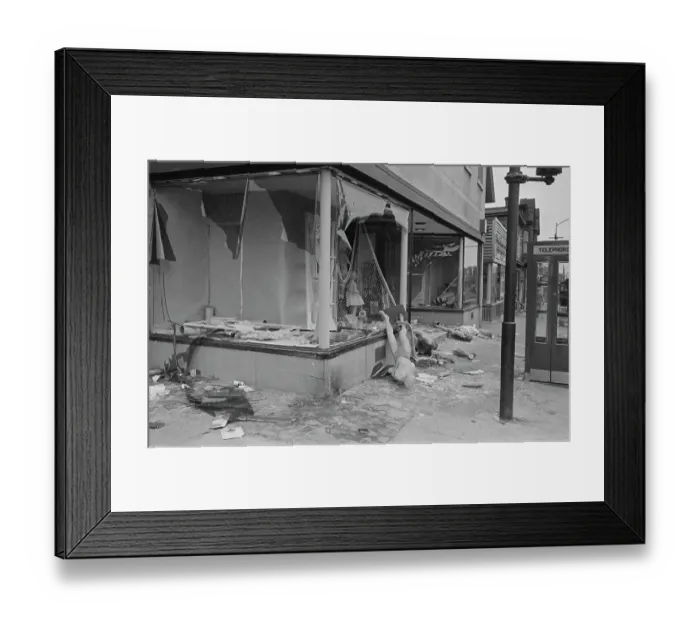 Framed Print : 1964 Rochester Race Riot Framed Print : 1964 Rochester Race Riot