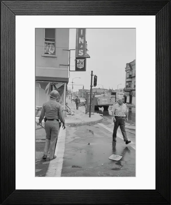 Framed Print : 1964 Rochester Race Riot Framed Print : 1964 Rochester Race Riot