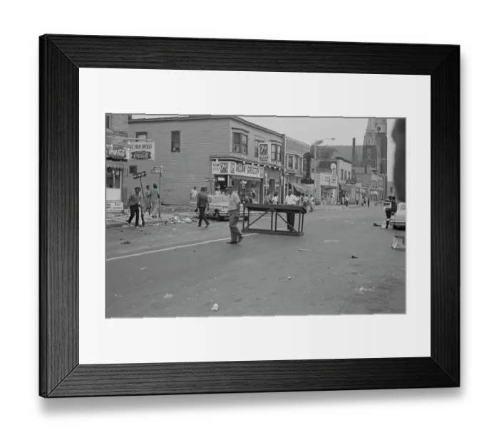 Framed Print : 1964 Rochester Race Riot Framed Print : 1964 Rochester Race Riot