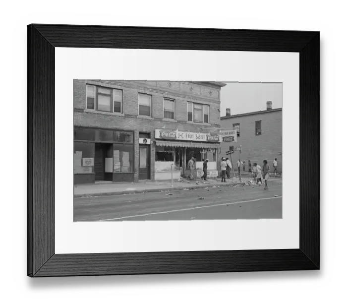 Framed Print : 1964 Rochester Race Riot Framed Print : 1964 Rochester Race Riot