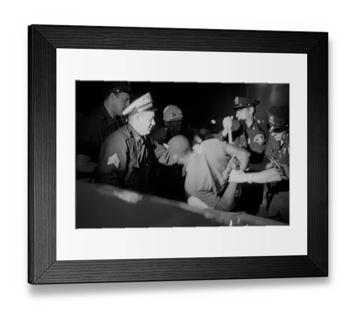 Framed Print : 1964 Rochester Race Riot Framed Print : 1964 Rochester Race Riot