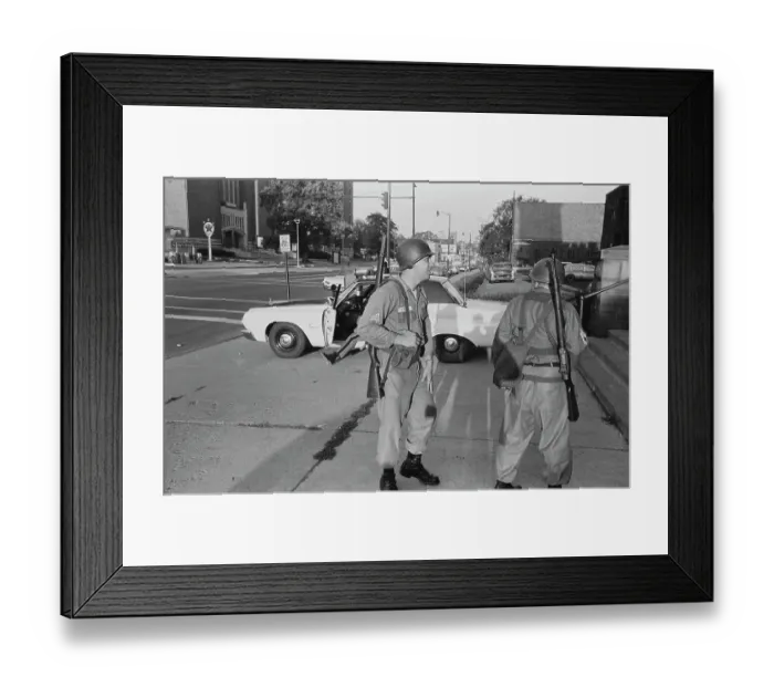 Framed Print : 1964 Rochester Race Riot Framed Print : 1964 Rochester Race Riot