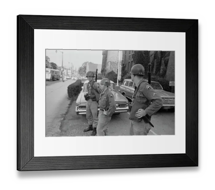 Framed Print : 1964 Rochester Race Riot