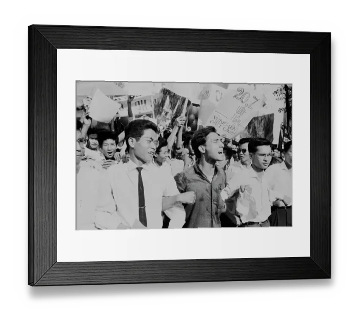 Framed Print : Student Protests Framed Print : Student Protests