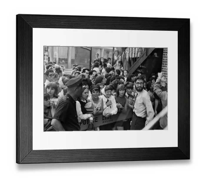 Framed Print : Dave Clark Five Fans Framed Print : Dave Clark Five Fans