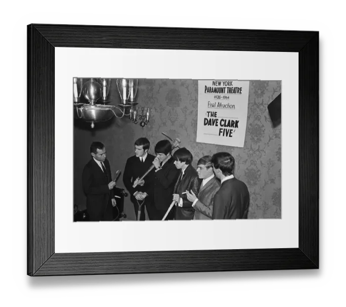 Framed Print : Dave Clark Five At The Paramount Framed Print : Dave Clark Five At The Paramount