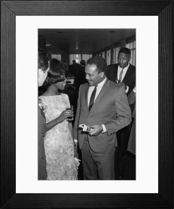 Framed Print : Millie Small & Quincy Jones Framed Print : Millie Small & Quincy Jones