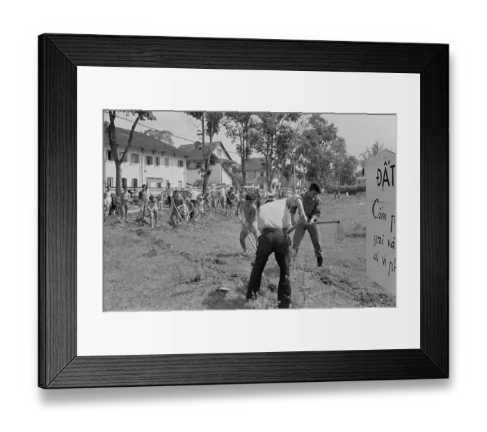 Framed Print : Saigon Preparations Framed Print : Saigon Preparations