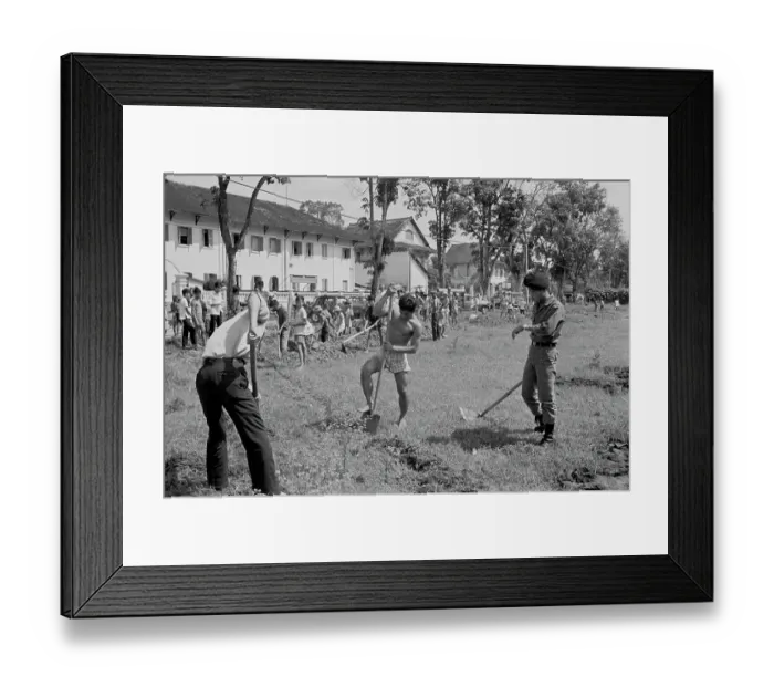 Framed Print : Saigon Preparations Framed Print : Saigon Preparations