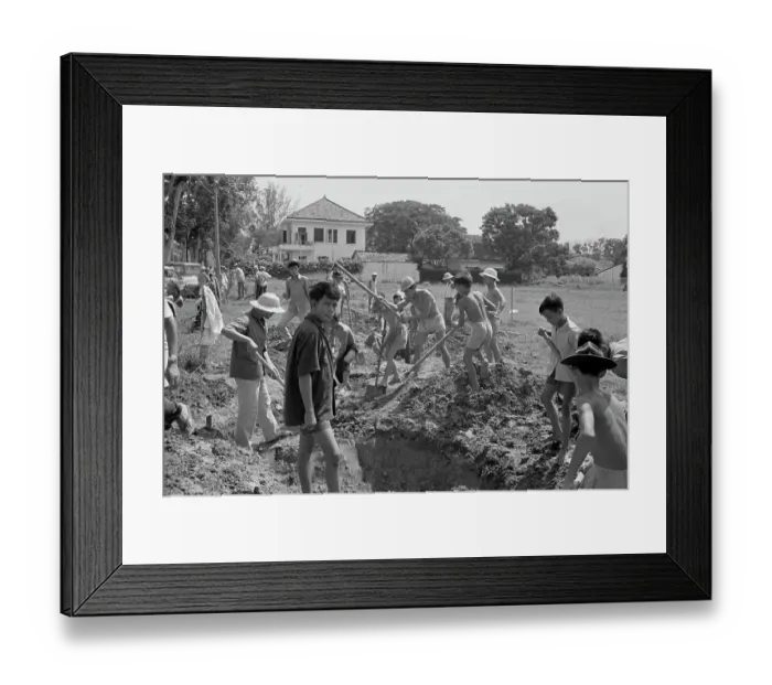 Framed Print : Saigon Preparations Framed Print : Saigon Preparations