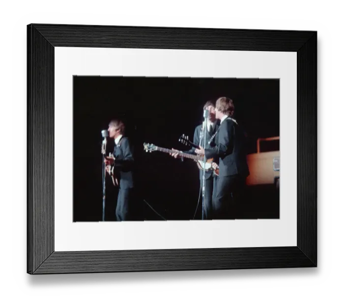 Framed Print : Beatles Performing In Vegas Framed Print : Beatles Performing In Vegas