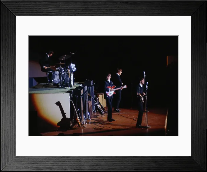 Framed Print : Beatles Performing In Vegas Framed Print : Beatles Performing In Vegas