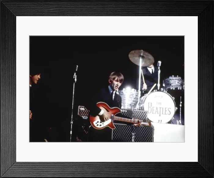 Framed Print : Beatles Performing In Vegas Framed Print : Beatles Performing In Vegas