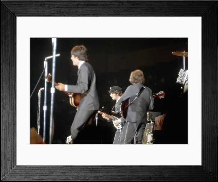 Framed Print : Beatles Performing In Vegas Framed Print : Beatles Performing In Vegas