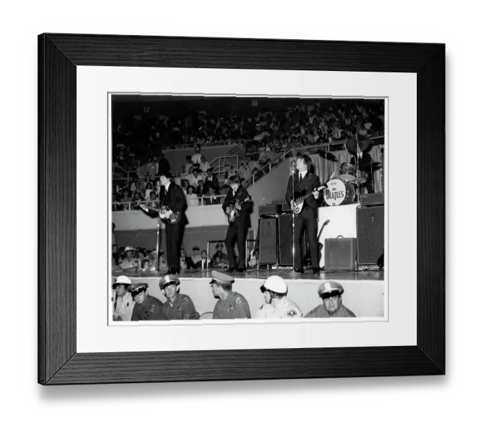 Framed Print : Beatles Performing In Vegas Framed Print : Beatles Performing In Vegas