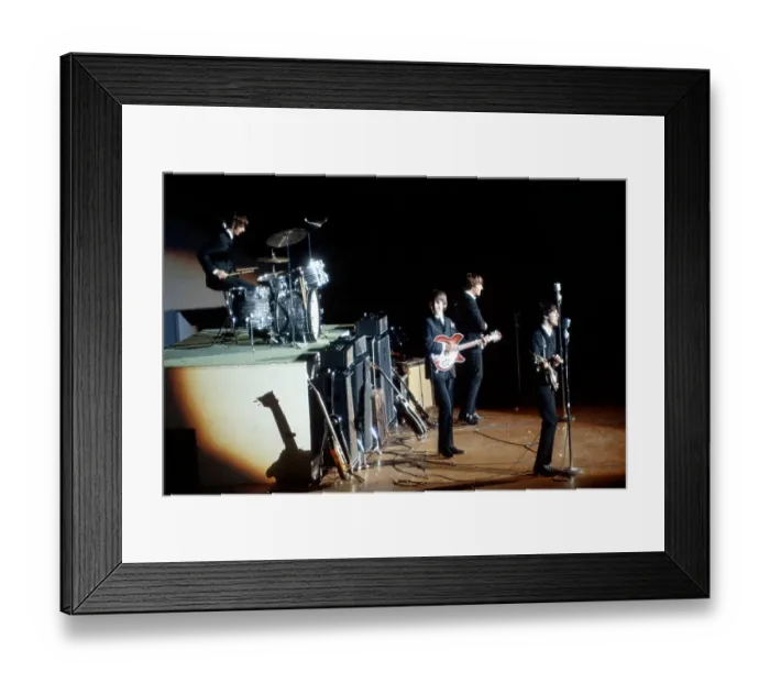 Framed Print : Beatles Performing In Vegas Framed Print : Beatles Performing In Vegas