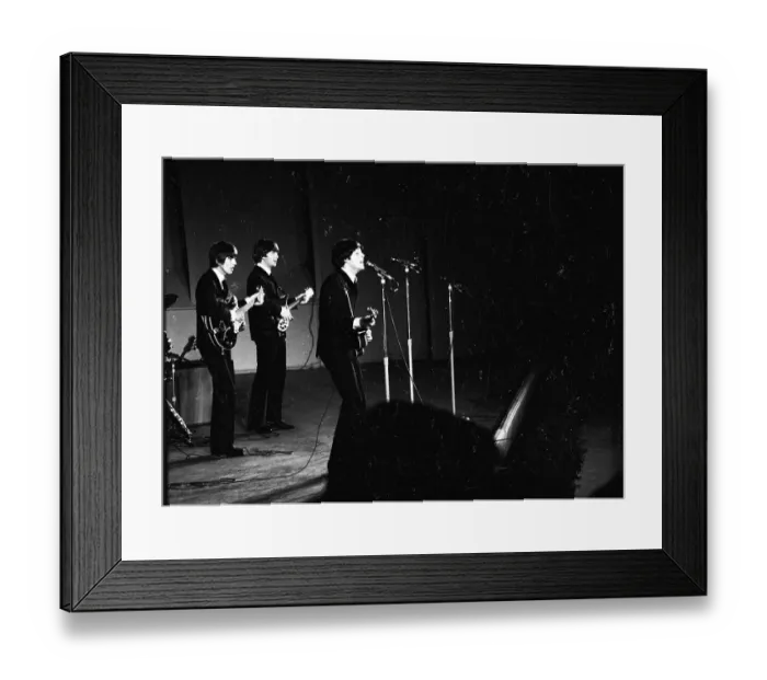 Framed Print : Beatles Performing At The Hollywood Bowl Framed Print : Beatles Performing At The Hollywood Bowl