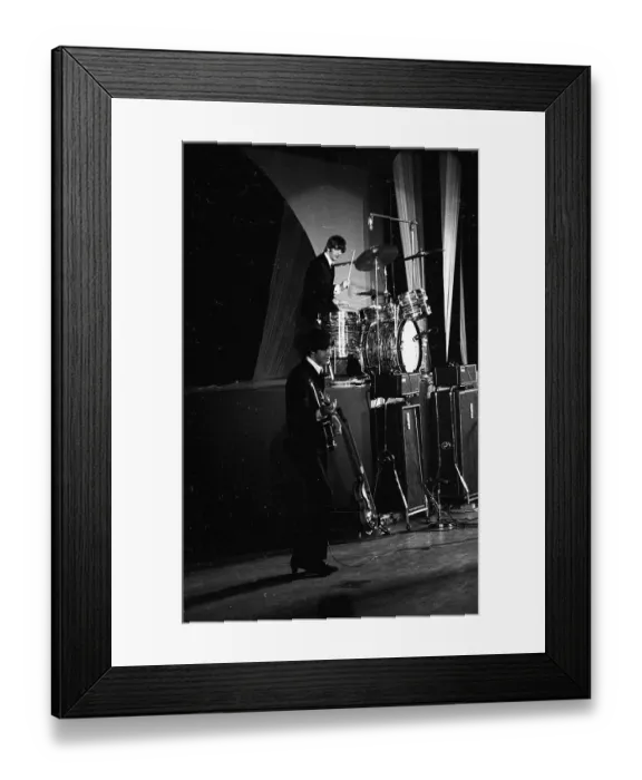 Framed Print : Beatles Performing At The Hollywood Bowl Framed Print : Beatles Performing At The Hollywood Bowl