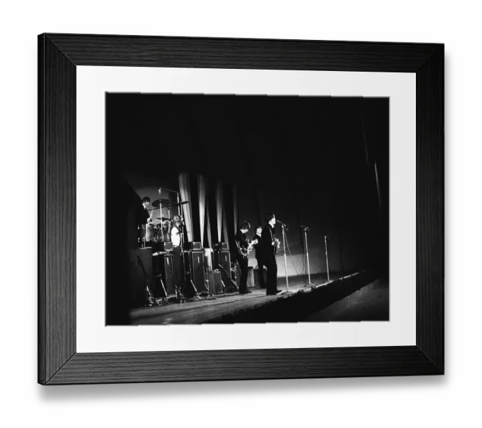 Framed Print : Beatles Performing At The Hollywood Bowl Framed Print : Beatles Performing At The Hollywood Bowl