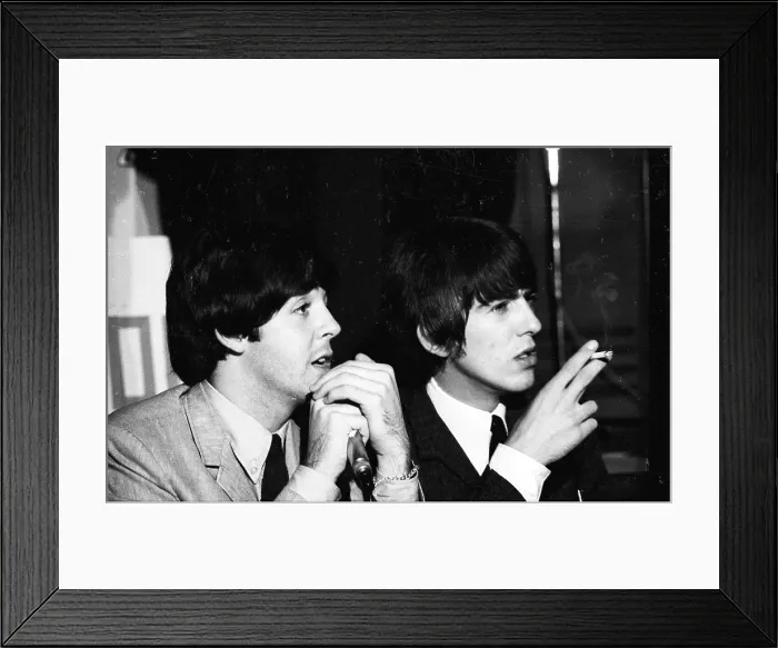 Framed Print : Beatles Press Conference Framed Print : Beatles Press Conference