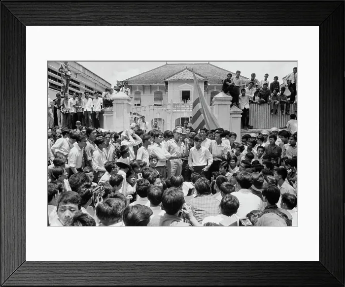 Framed Print : Student Protests In Saigon Framed Print : Student Protests In Saigon