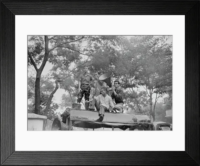 Framed Print : Student Protests In Saigon Framed Print : Student Protests In Saigon