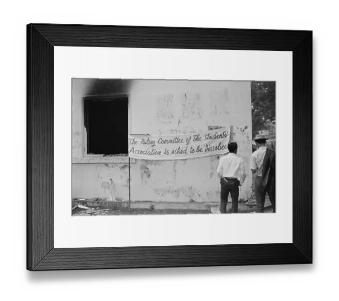 Framed Print : Student Protests In Saigon Framed Print : Student Protests In Saigon