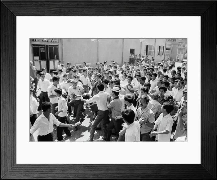 Framed Print : Student Protests In Saigon Framed Print : Student Protests In Saigon