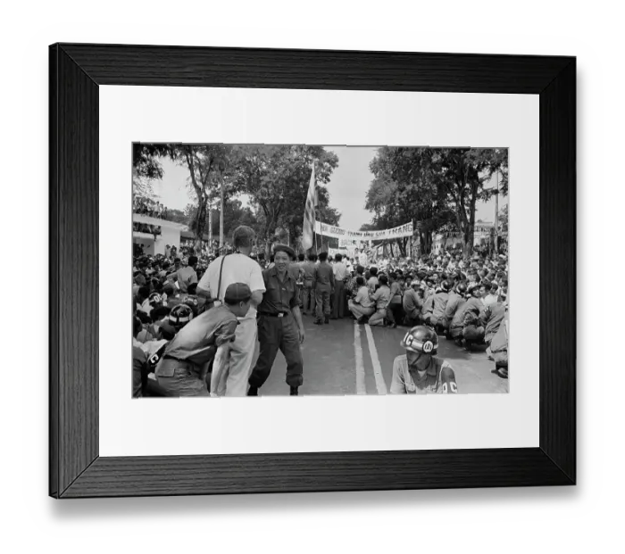 Framed Print : Student Protests In Saigon Framed Print : Student Protests In Saigon