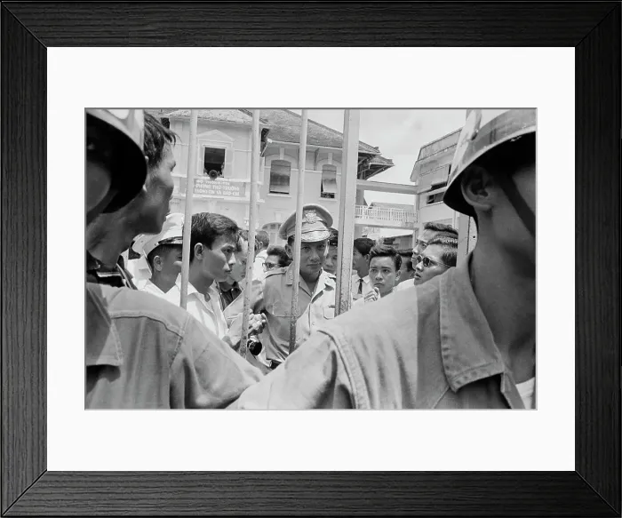 Framed Print : Student Protests In Saigon Framed Print : Student Protests In Saigon