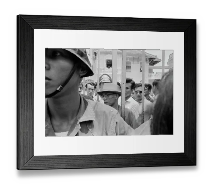 Framed Print : Student Protests In Saigon Framed Print : Student Protests In Saigon