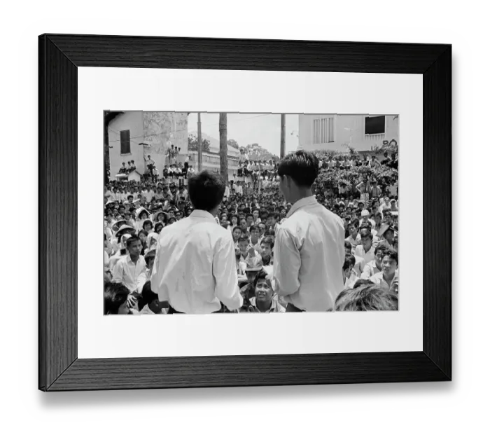 Framed Print : Student Protests In Saigon Framed Print : Student Protests In Saigon