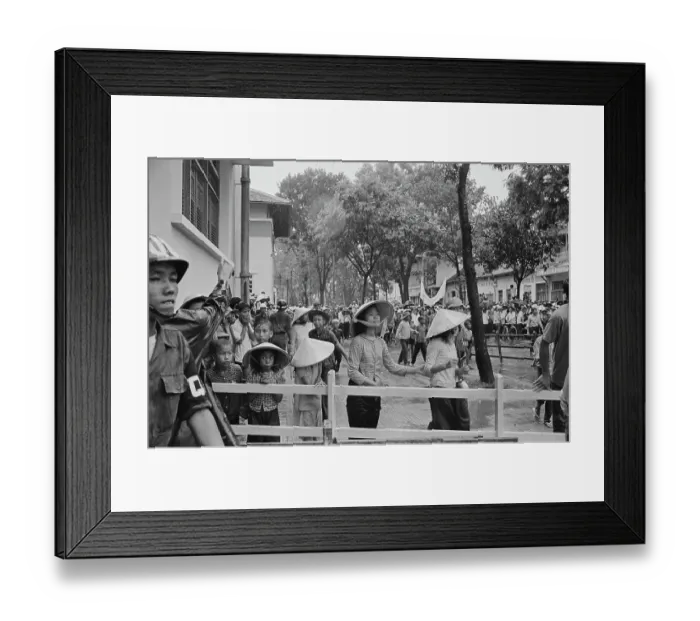 Framed Print : Protests In Saigon Framed Print : Protests In Saigon