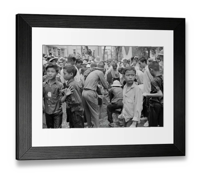 Framed Print : Protests In Saigon Framed Print : Protests In Saigon