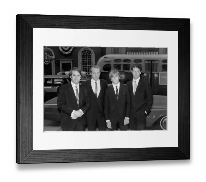Framed Print : Beach Boys At A Capitol Records Party Framed Print : Beach Boys At A Capitol Records Party