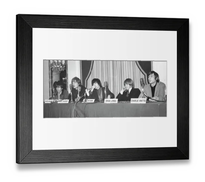 Framed Print : Rolling Stones Press Conference In NY Framed Print : Rolling Stones Press Conference In NY