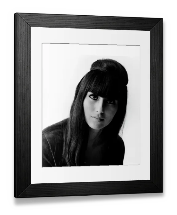Framed Print : Cher Portrait
