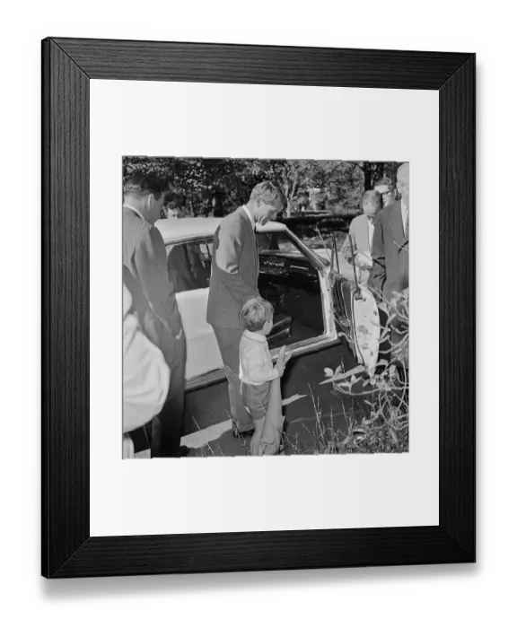 Framed Print : Robert Kennedy And John John