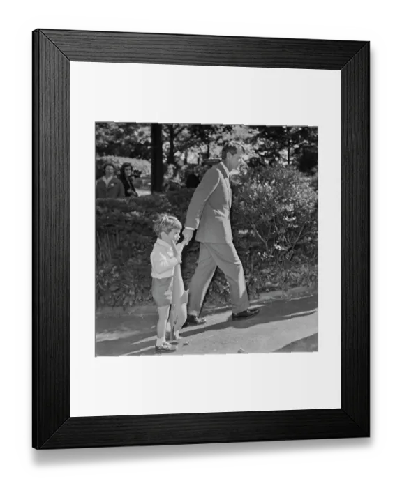 Framed Print : Robert Kennedy And John John