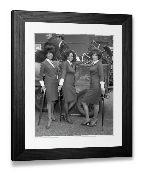 Framed Print : The Supremes In London Framed Print : The Supremes In London