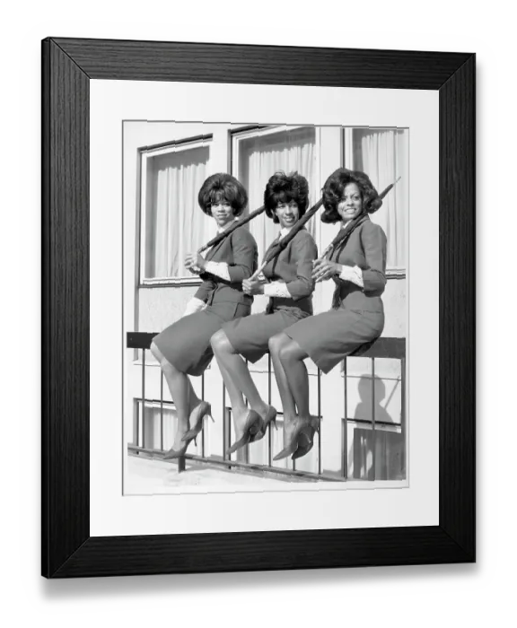 Framed Print : The Supremes In London Framed Print : The Supremes In London