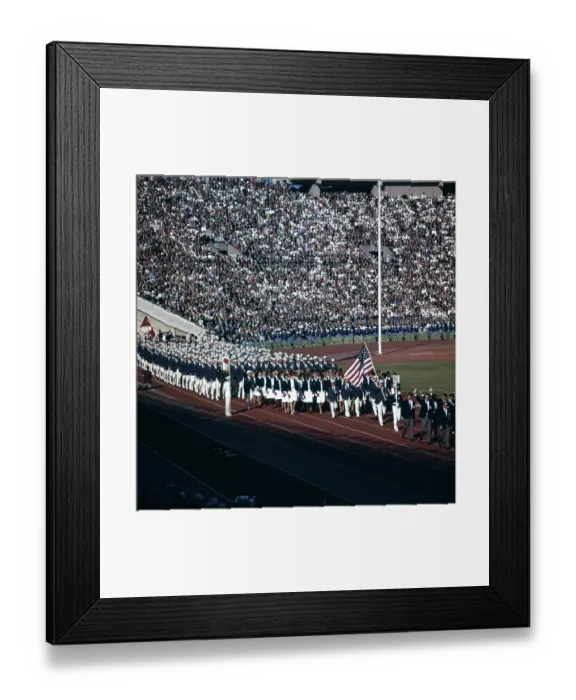 Framed Print : The 1964 Tokyo Olympic Opening Ceremony Framed Print : The 1964 Tokyo Olympic Opening Ceremony