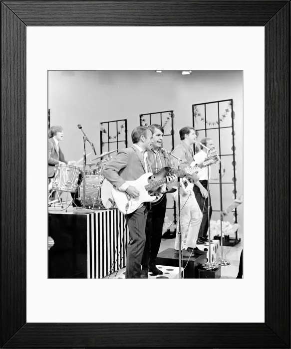 Framed Print : Beach Boys With The Righteous Brothers On Shindig Framed Print : Beach Boys With The Righteous Brothers On Shindig