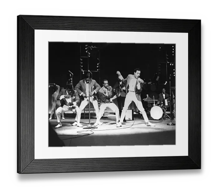Framed Print : Smokey Robinson And The Miracles On The TAMI Show Framed Print : Smokey Robinson And The Miracles On The TAMI Show