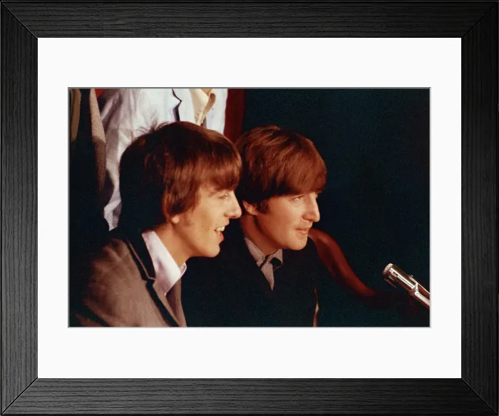 Framed Print : Beatles Press Conference Framed Print : Beatles Press Conference