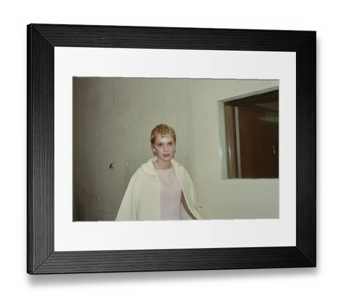 Framed Print : Mia Farrow, American Actress Framed Print : Mia Farrow, American Actress