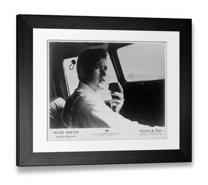 Framed Print : Wayne Newton, American Singer & Actor Framed Print : Wayne Newton, American Singer & Actor