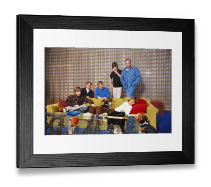 Framed Print : Beach Boys Portrait Framed Print : Beach Boys Portrait