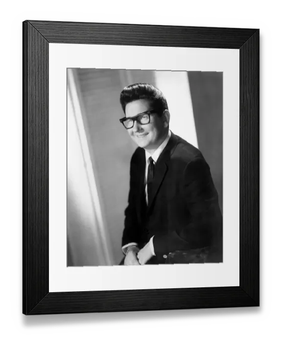 Framed Print : Roy Orbison Portrait Framed Print : Roy Orbison Portrait